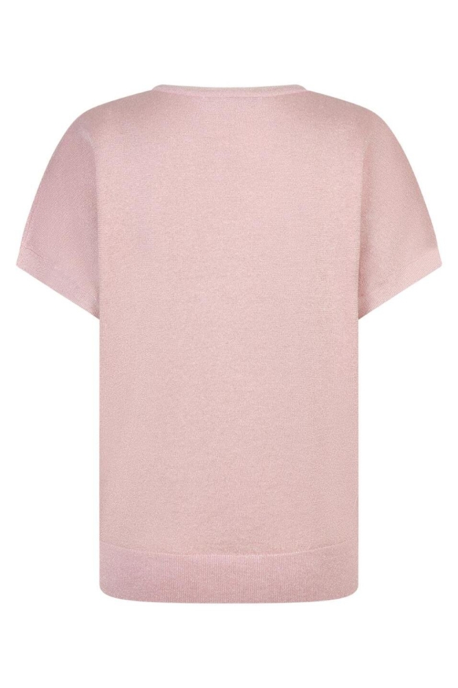 Red Button roze dames t-shirt | Achteraanzicht