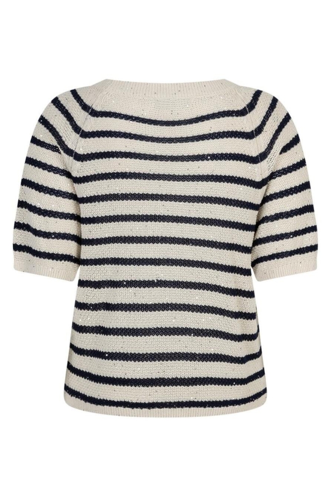 Red Button beige dames trui | Achteraanzicht