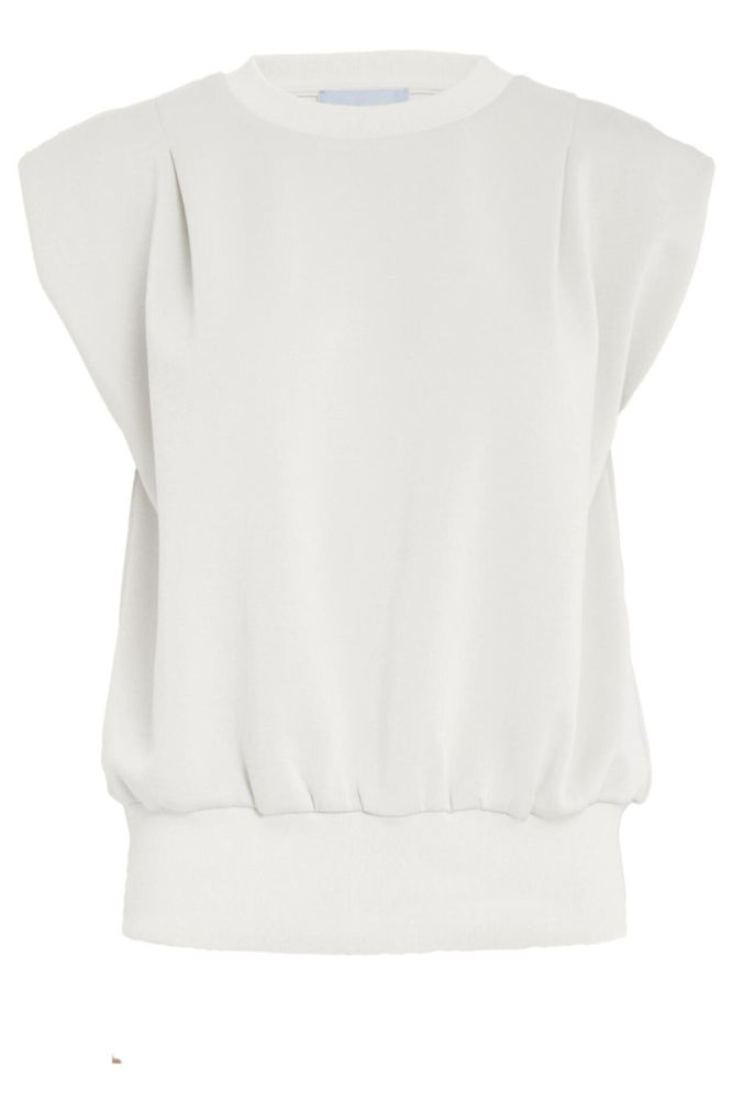 Minus ecru dames sweater | Vooraanzicht