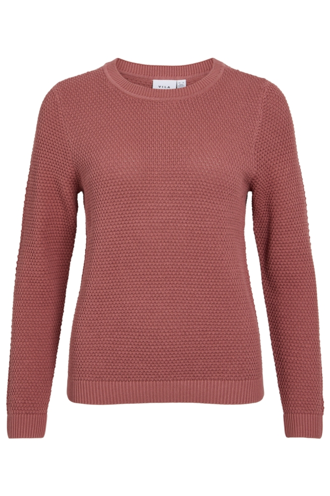Vila oranje dames t-shirt | Vooraanzicht