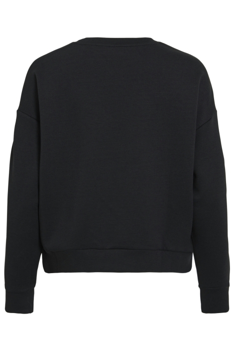 Vila zwarte dames sweater | Achteraanzicht