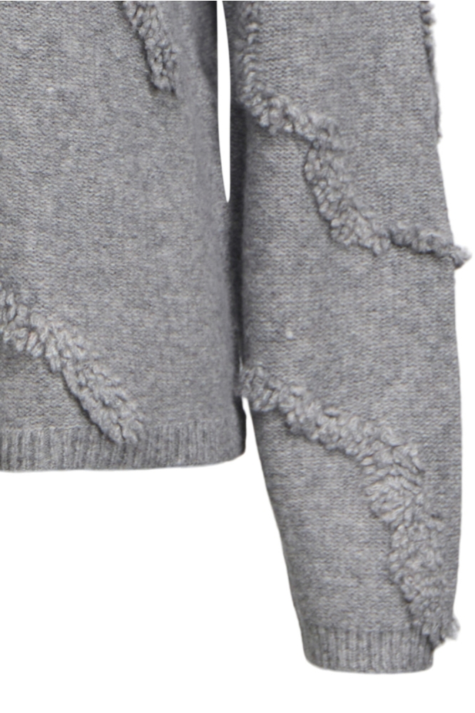Object grijze dames trui | Close up
