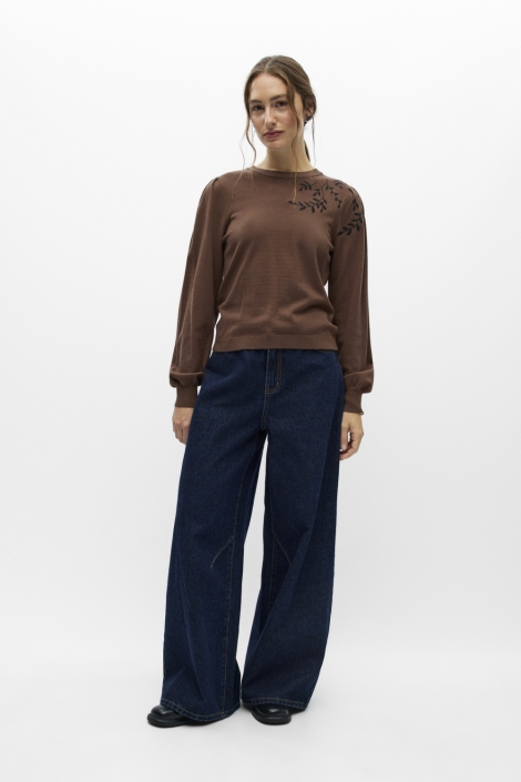 Object bruine dames trui | Model
