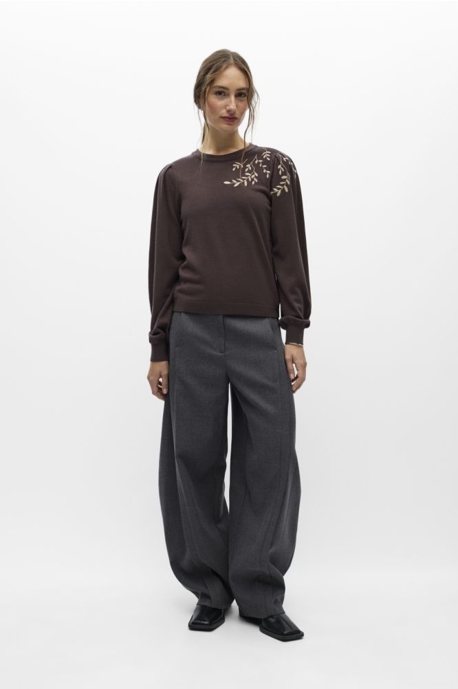 Object bruine dames trui | Model