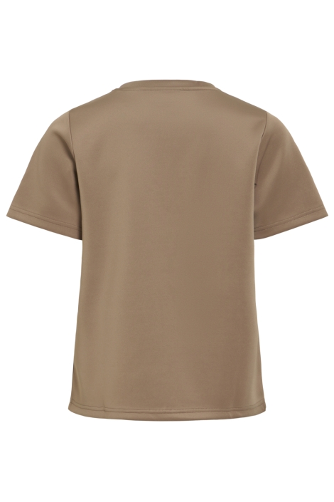 Vila bruine dames t-shirt | Achteraanzicht