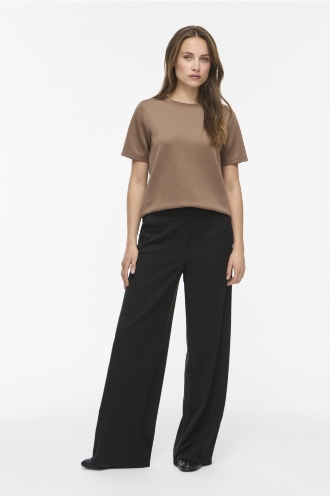 Vila bruine dames t-shirt | Model