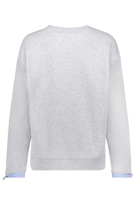 Geisha grijze dames sweater | Achteraanzicht