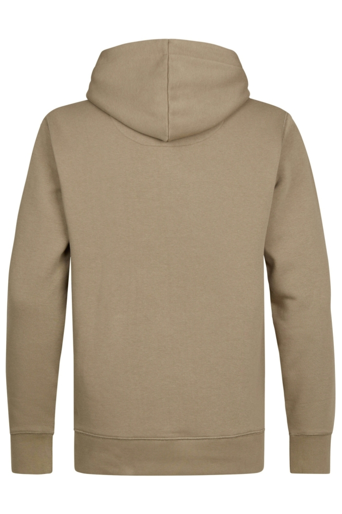 Petrol Industries camel heren sweater | Achteraanzicht