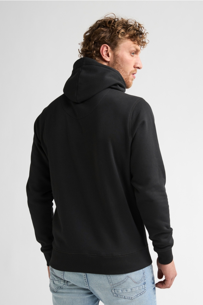 Petrol Industries grijze heren sweater | Model achteraanzicht