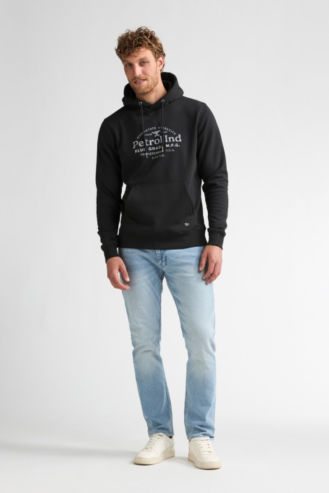 Petrol Industries grijze heren sweater | Model
