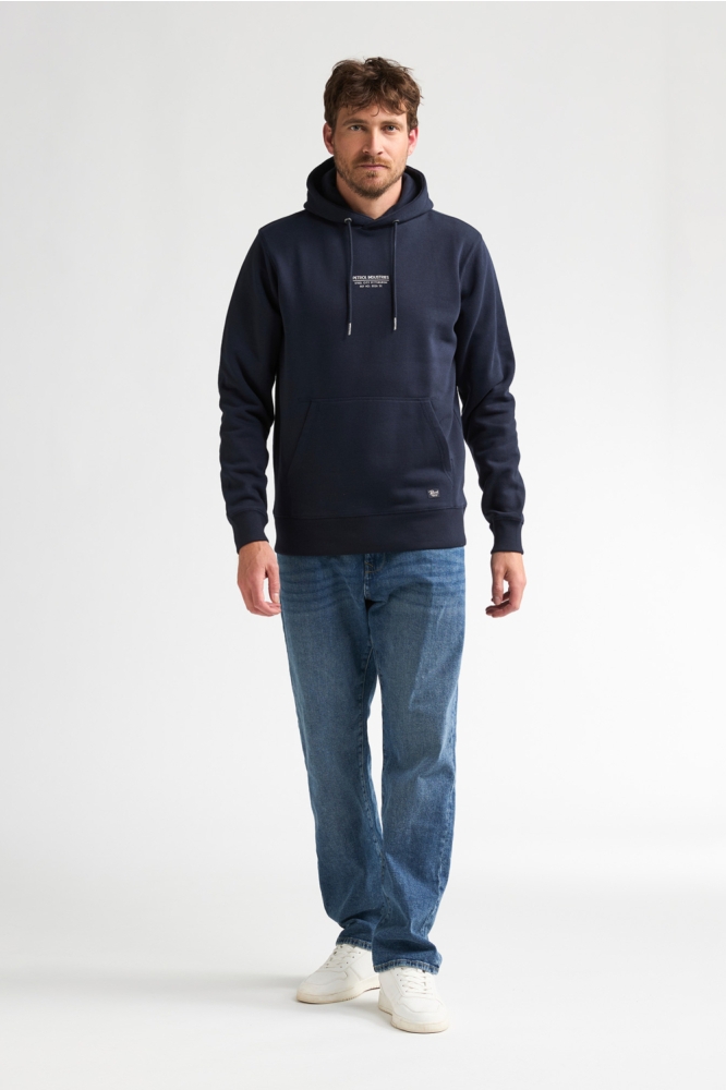 Petrol Industries blauwe heren sweater | Model
