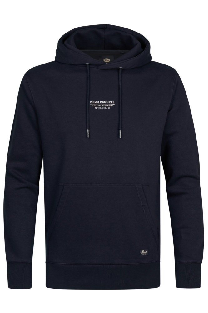 Petrol Industries blauwe heren sweater | Vooraanzicht