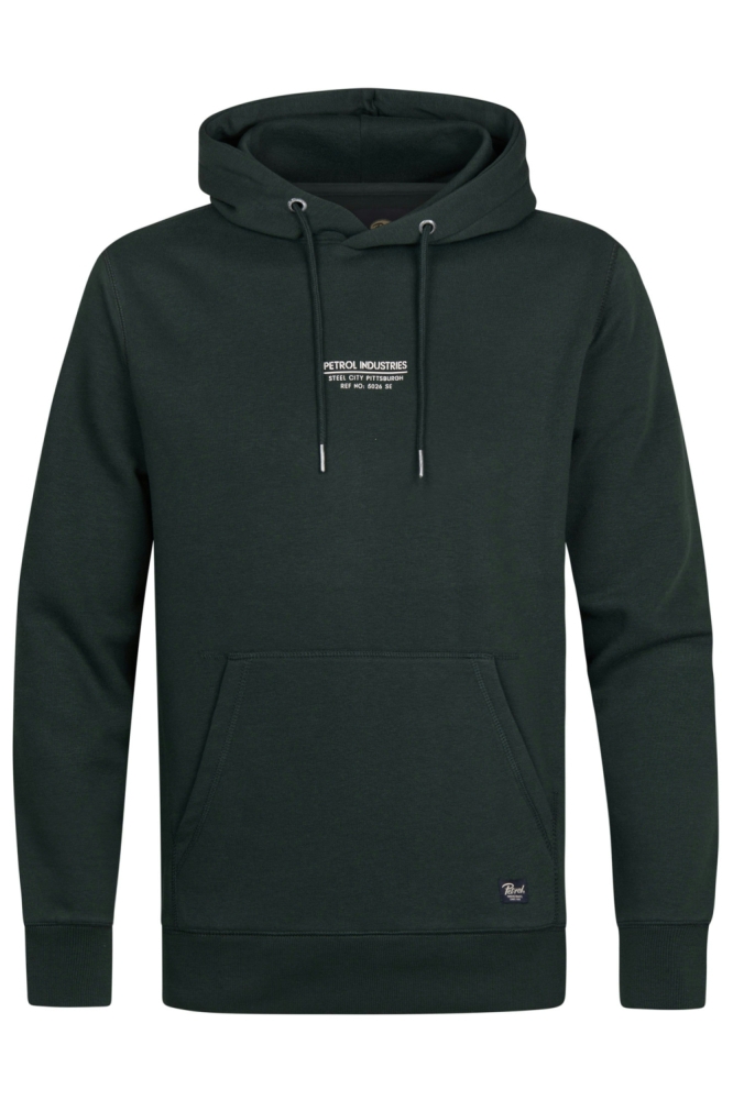 Petrol Industries groene heren sweater | Vooraanzicht