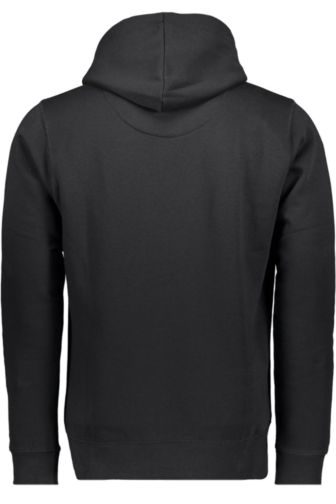 Petrol Industries zwarte heren sweater | Achteraanzicht