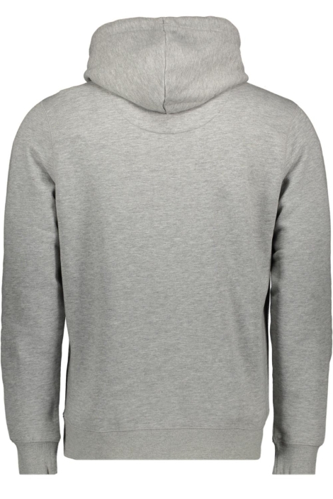 Petrol Industries grijze heren sweater | Achteraanzicht