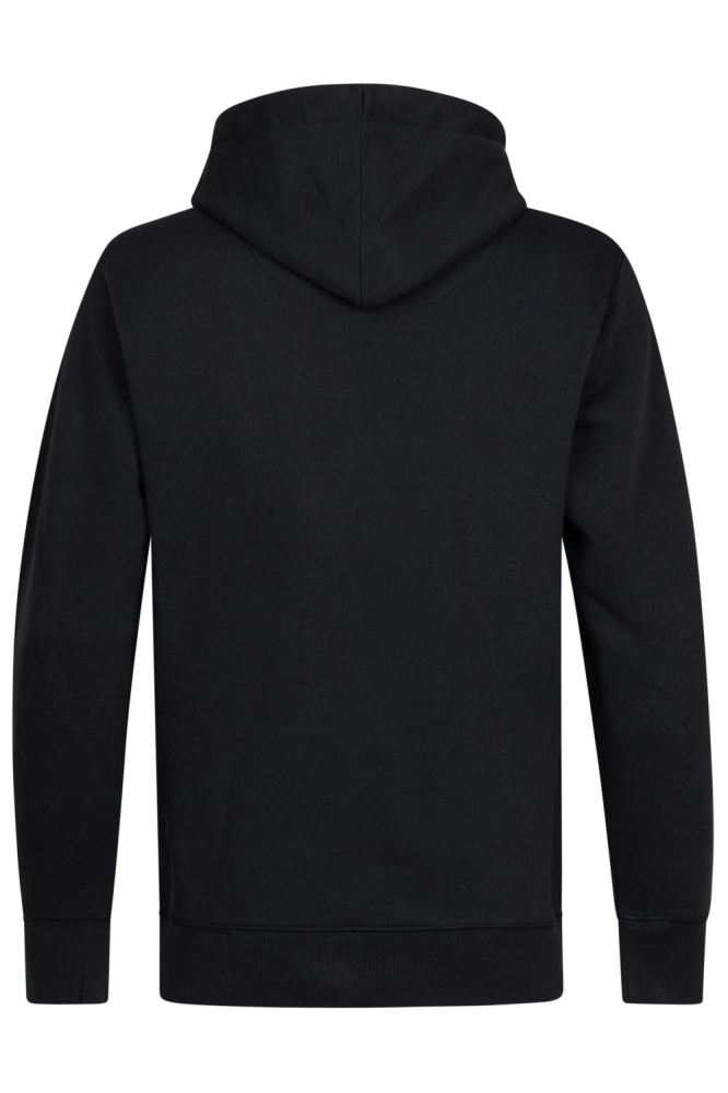 Petrol Industries zwarte heren sweater | Achteraanzicht