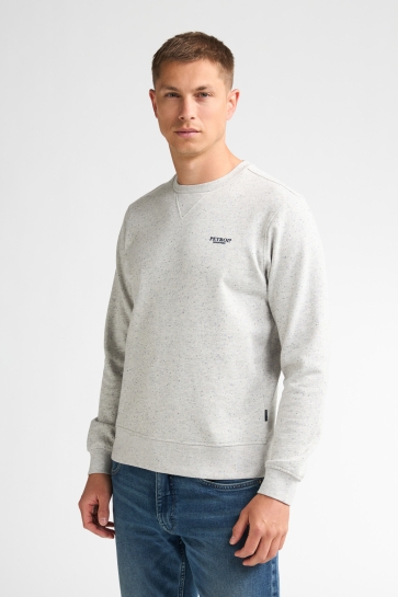 Petrol Industries Trui MELANGE CREWNECK SWEATSHIRT ROSEWOOD M 3060 SWR300 0009