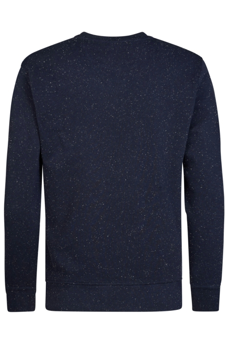 Petrol Industries blauwe heren sweater | Achteraanzicht