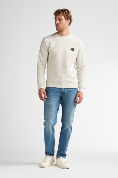 Petrol Industries beige heren sweater | Model