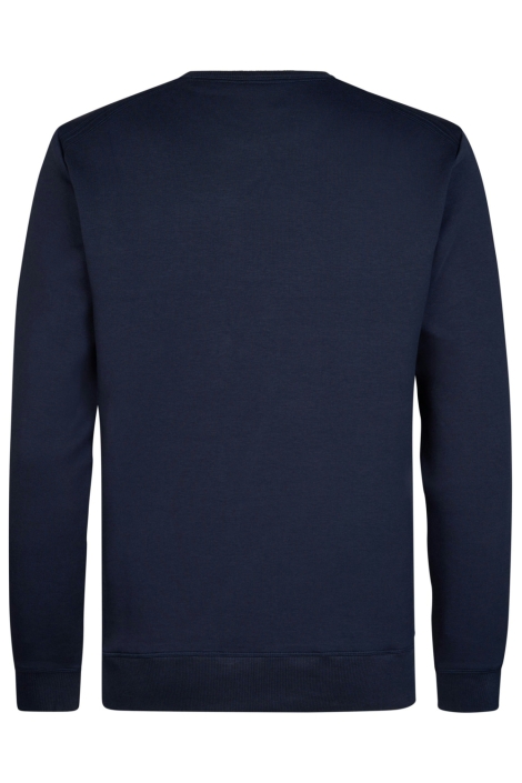 Petrol Industries blauwe heren sweater | Achteraanzicht