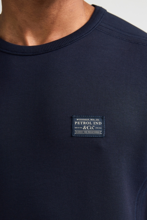 Petrol Industries blauwe heren sweater | Unique Selling Point