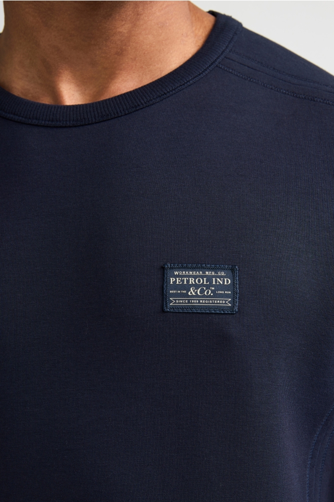 Petrol Industries blauwe heren sweater | Unique Selling Point