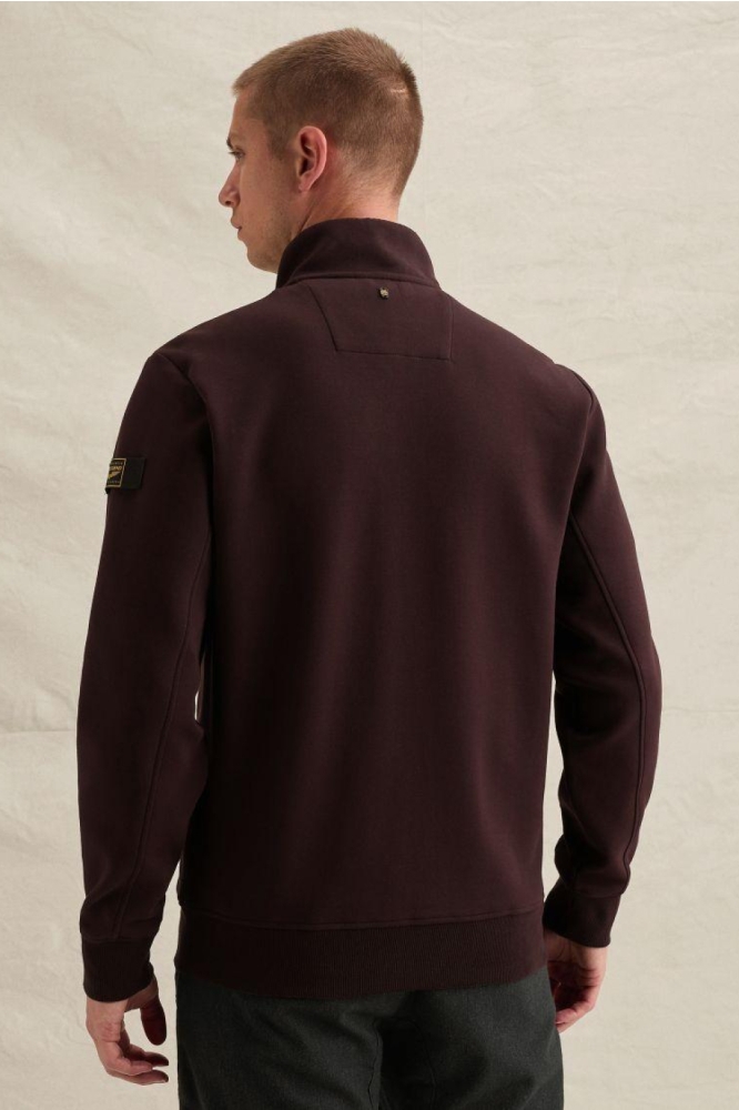 PME legend bordeaux heren vest | Model achteraanzicht