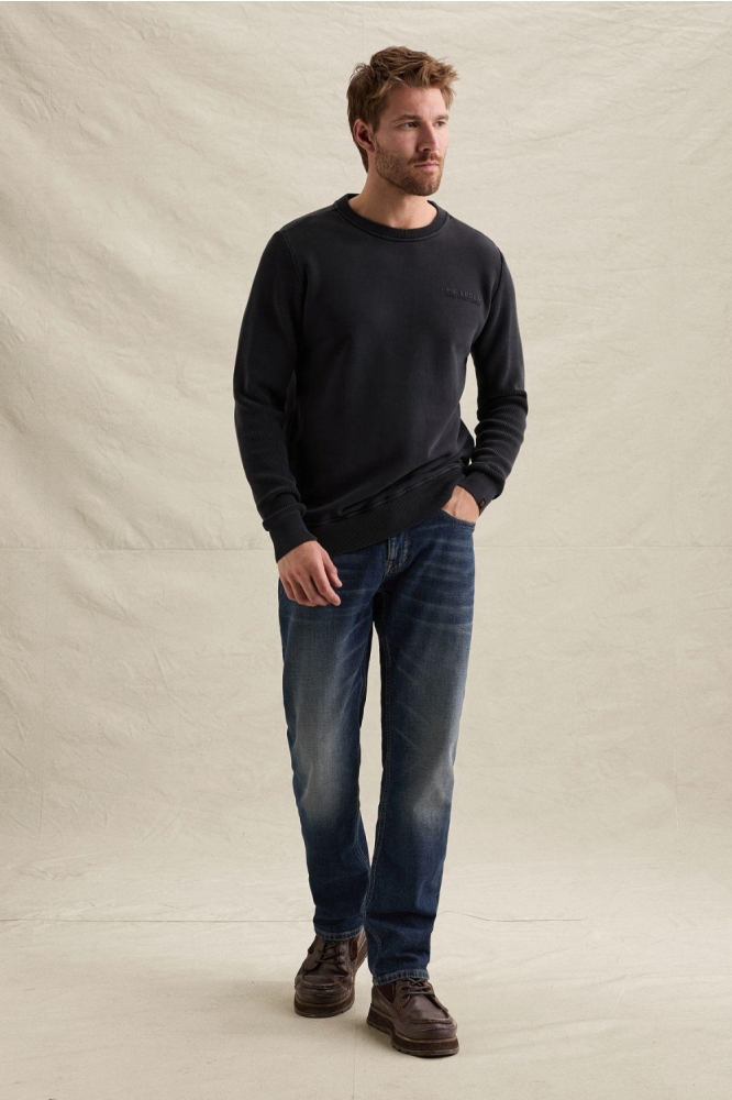 PME legend blauwe heren sweater | Model