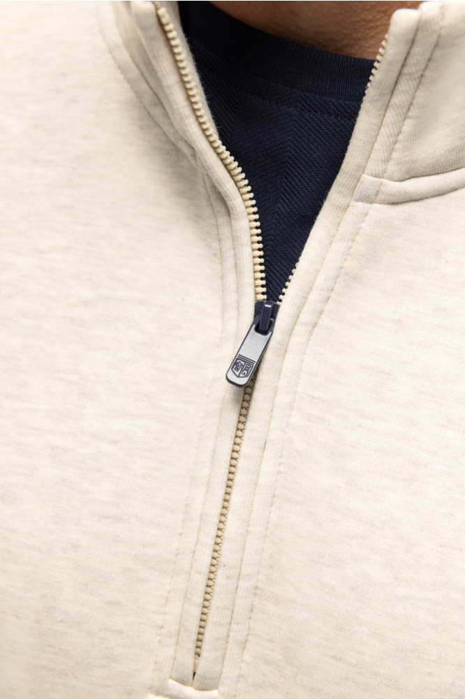 State of Art ecru heren sweater | Kleurstaal