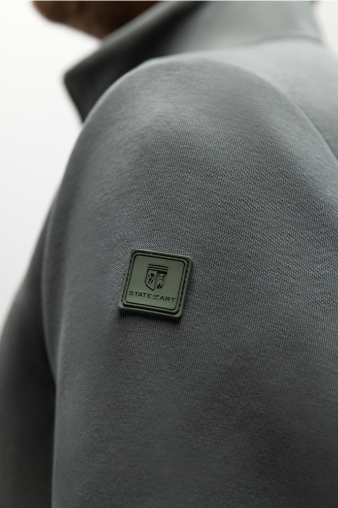 State of Art groene heren sweater | Kleurstaal
