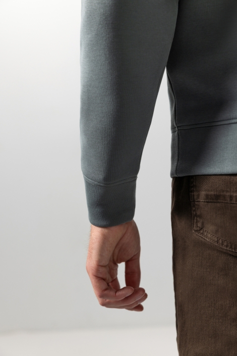 State of Art groene heren sweater | Close up