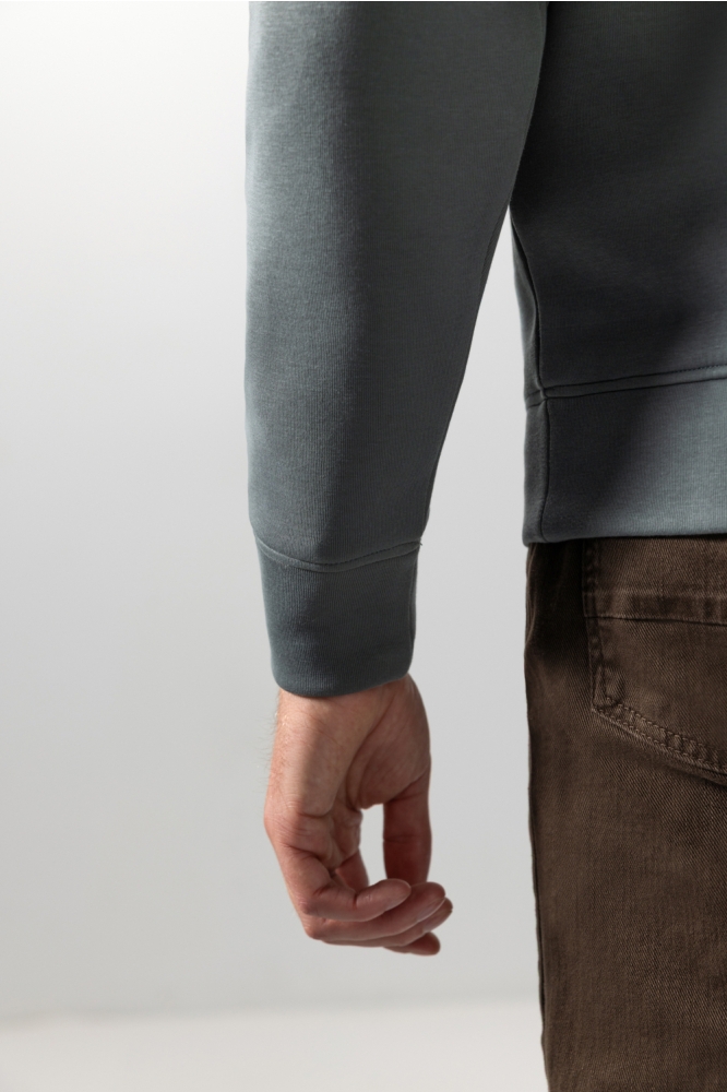State of Art groene heren sweater | Close up