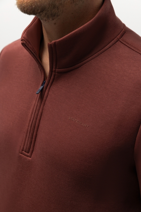 State of Art bordeaux heren sweater | Kleurstaal