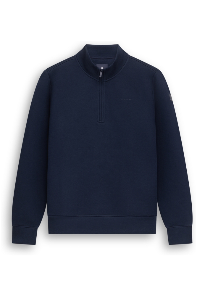 State of Art blauwe heren sweater | Vooraanzicht