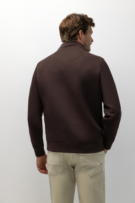 State of Art bruine heren sweater | Model achteraanzicht