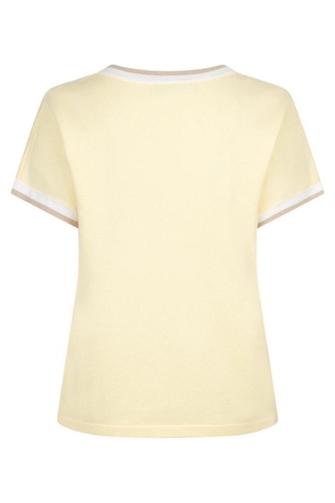 Red Button gele dames t-shirt | Achteraanzicht
