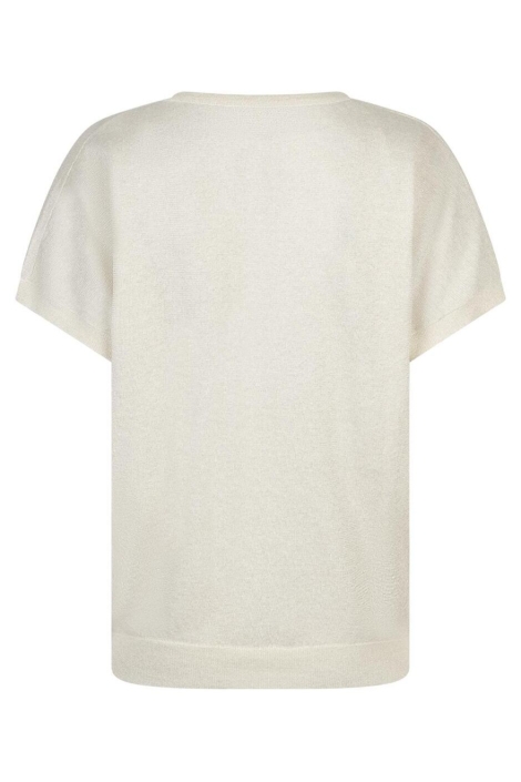 Red Button zilveren dames t-shirt | Achteraanzicht