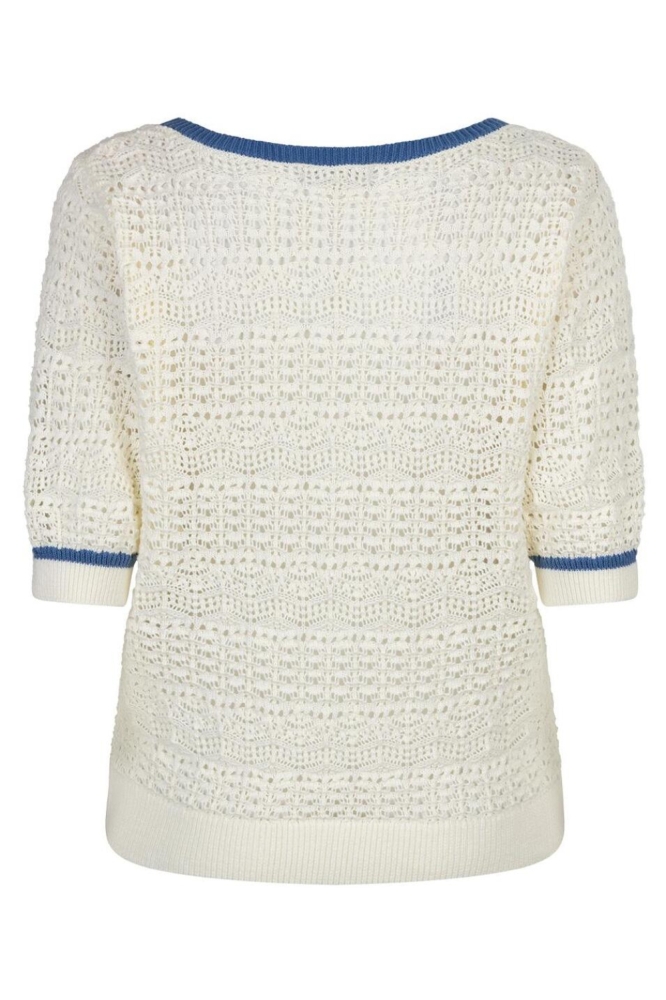 Red Button beige dames trui | Achteraanzicht