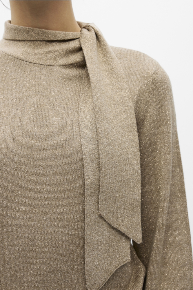 Object taupe dames trui | Unique Selling Point