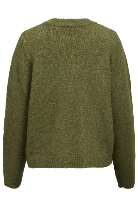 Object groene dames trui | Achteraanzicht
