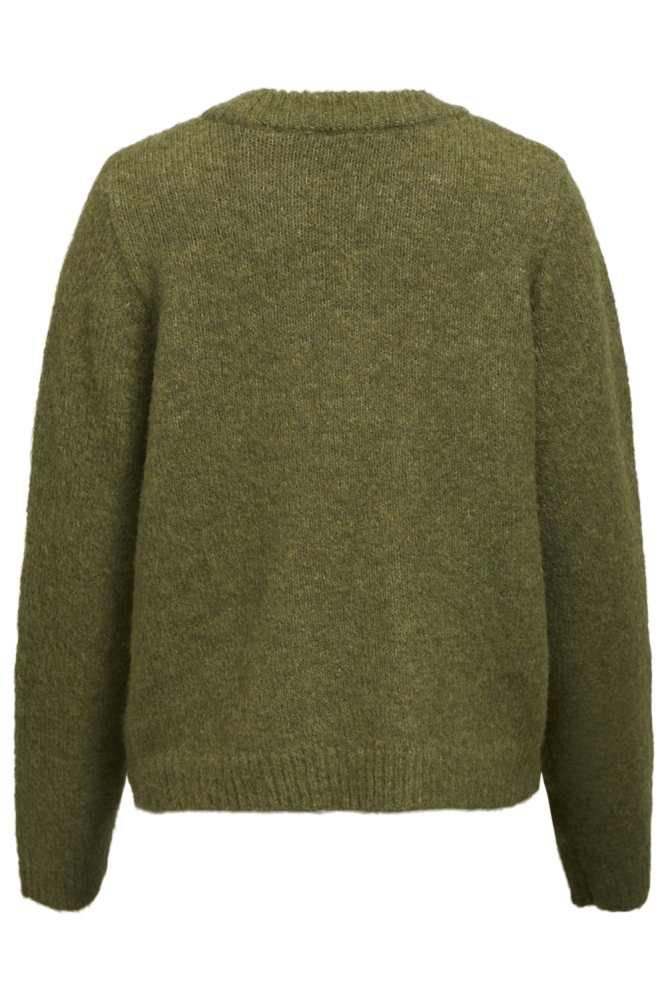 Object groene dames trui | Achteraanzicht