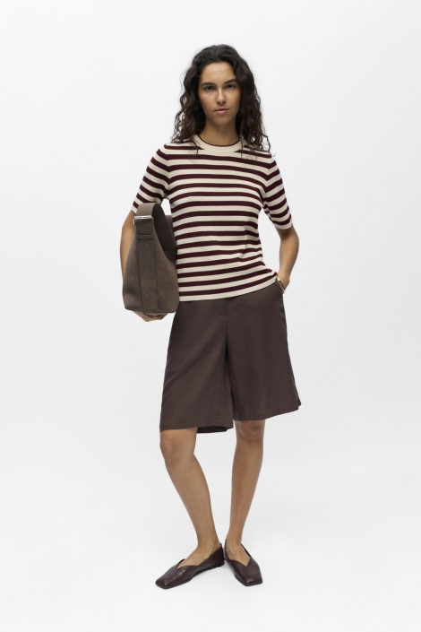 Object beige dames t-shirt | Model