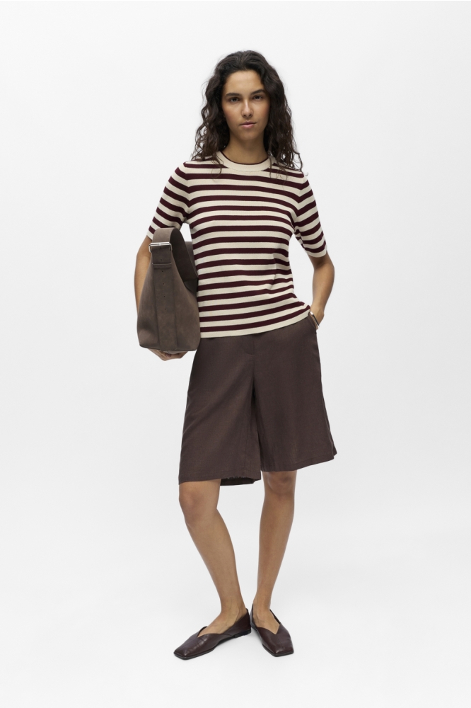 Object beige dames t-shirt | Model