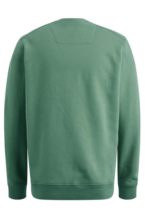 PME legend groene heren sweater | Achteraanzicht