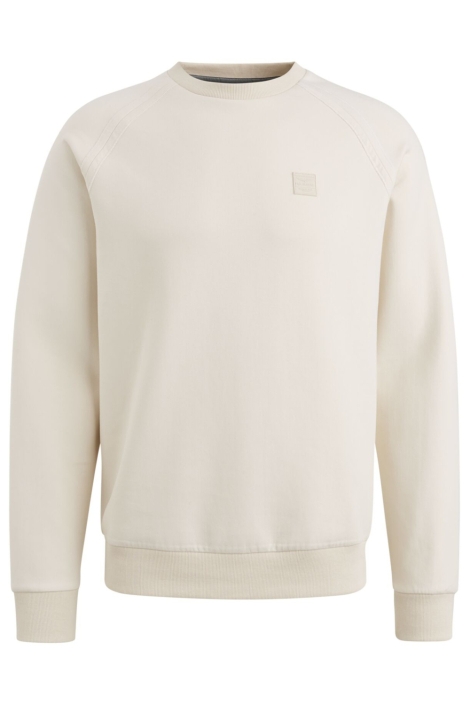 PME legend beige heren sweater | Vooraanzicht
