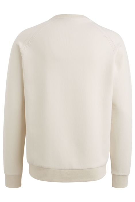PME legend beige heren sweater | Achteraanzicht