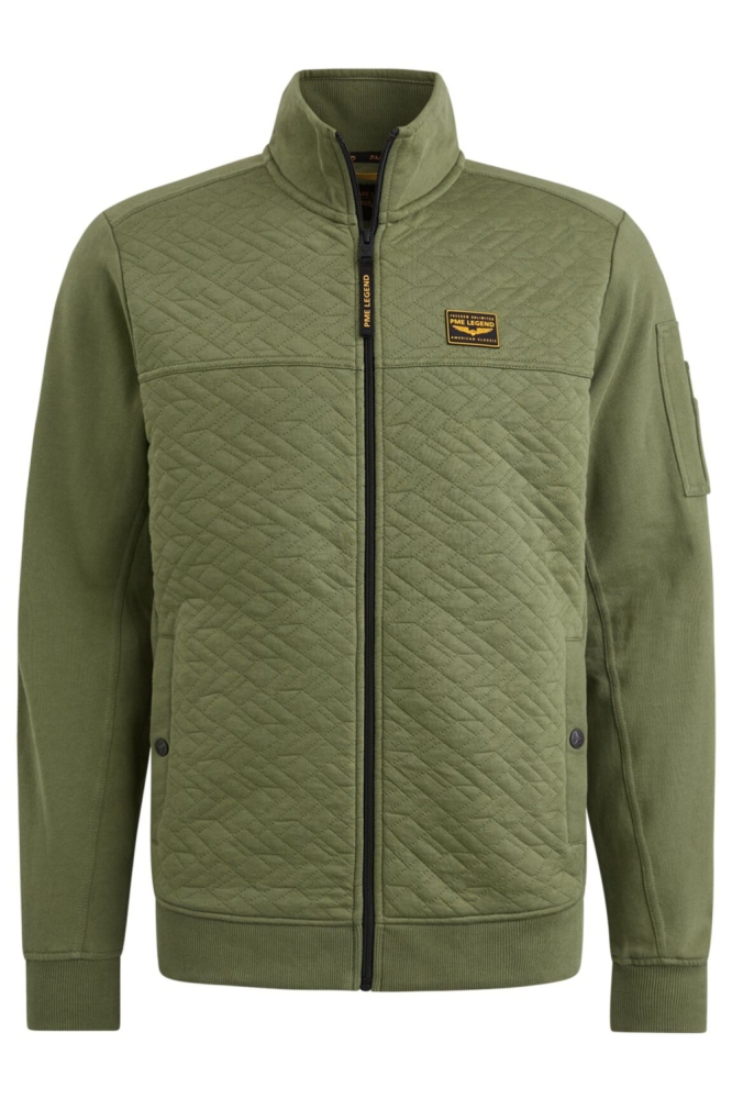 PME legend groene heren vest | Vooraanzicht