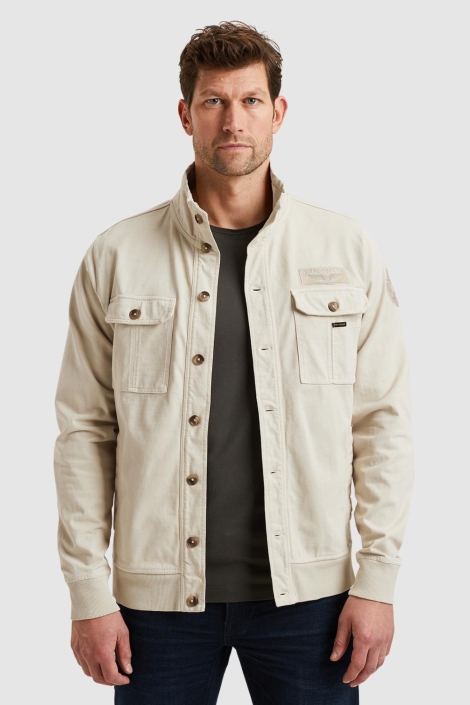 PME legend beige heren vest | Model vooraanzicht