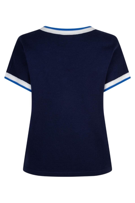 Red Button blauwe dames t-shirt | Achteraanzicht