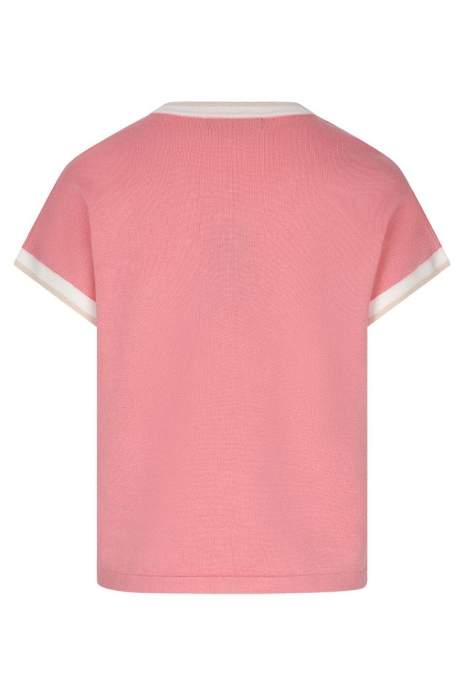 Red Button roze dames t-shirt | Achteraanzicht